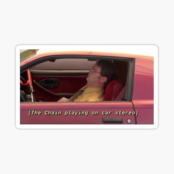 Dwight- The Chain Sticker