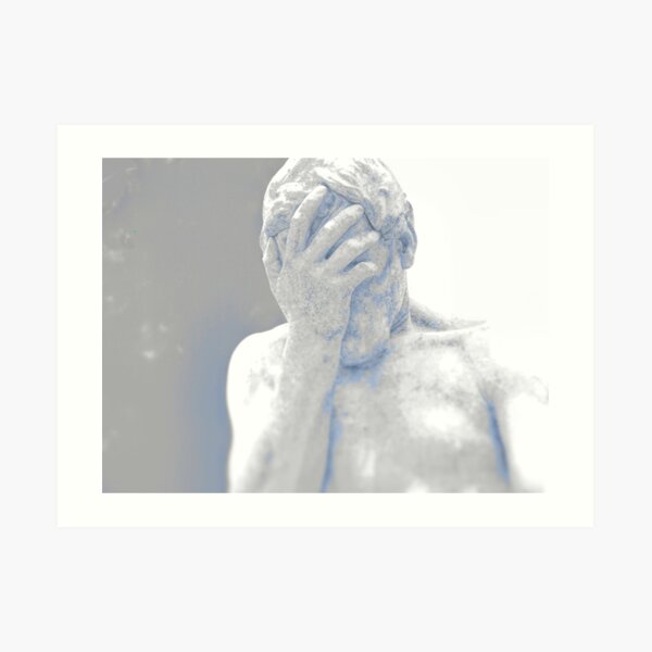 Ancient Facepalm Art Print