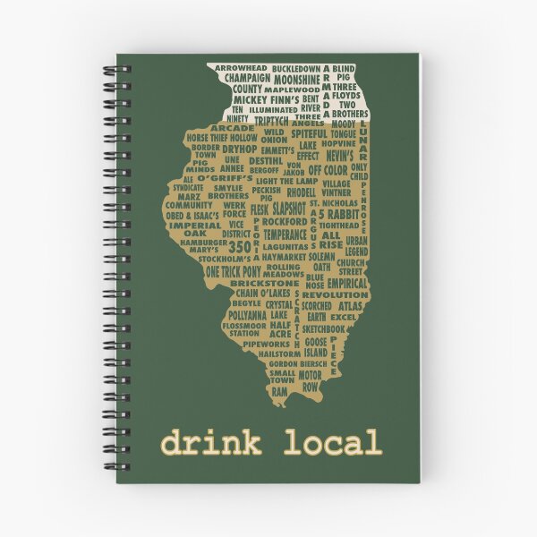Item preview, Drink Local - Illinois Beer Shirt designed and sold by uncmfrtbleyeti.