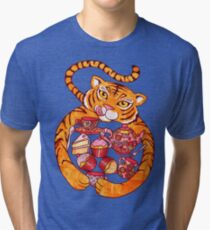 The Tiger Who Came To Tee Tri-blend T-Shirt