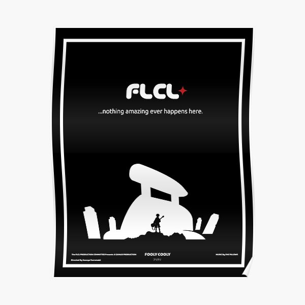 Fooly Cooly Poster (White) Poster
