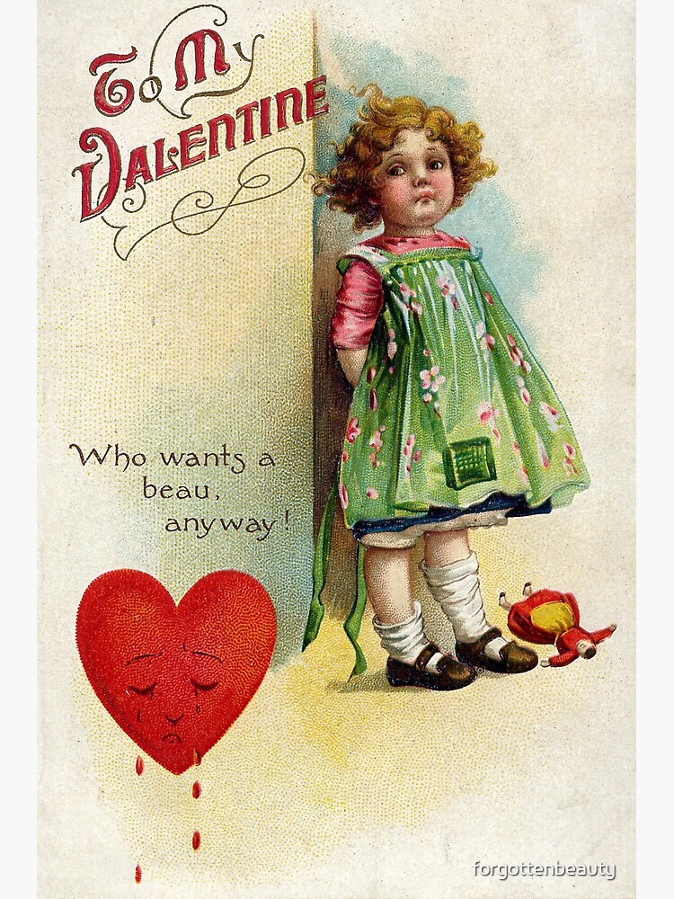 Odd Victorian Valentines Day Greetings | Greeting Card