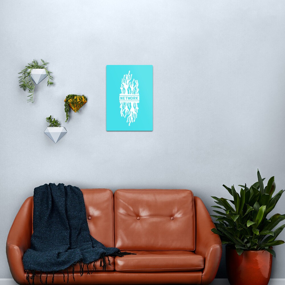 NETWORK Metal Print