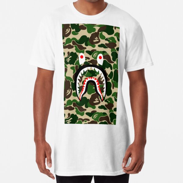 bape shark tee shirt