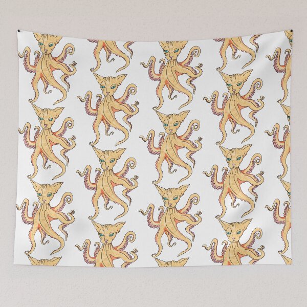 Item preview, Haireless Cat Squid  designed and sold by HaileyCollins.