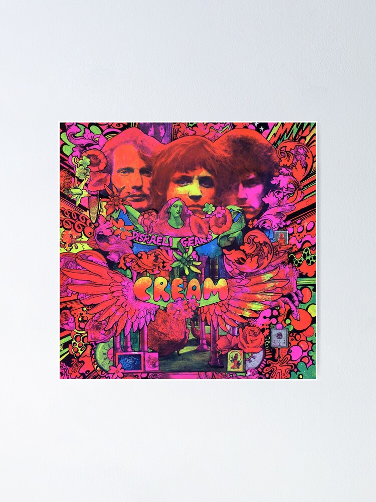 "Disraeli Gears" Poster von Carrotcakes Redbubble