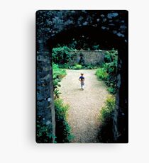 The Boy and the Secret Garden Canvas Print