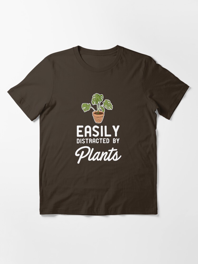 Alternate view of Easily Distracted By Plants Essential T-Shirt