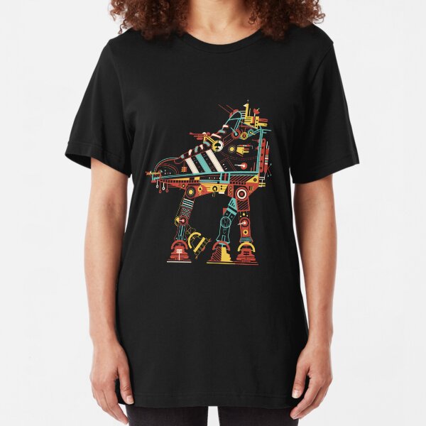 Robot Walker Slim Fit T-Shirt