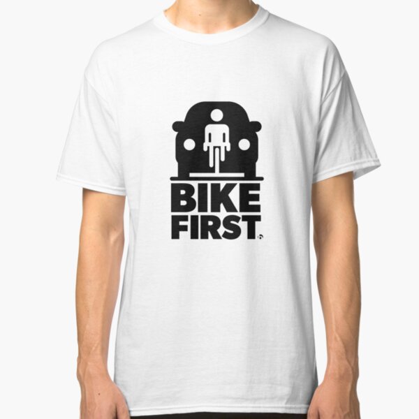 Bike First, Black ink Classic T-Shirt