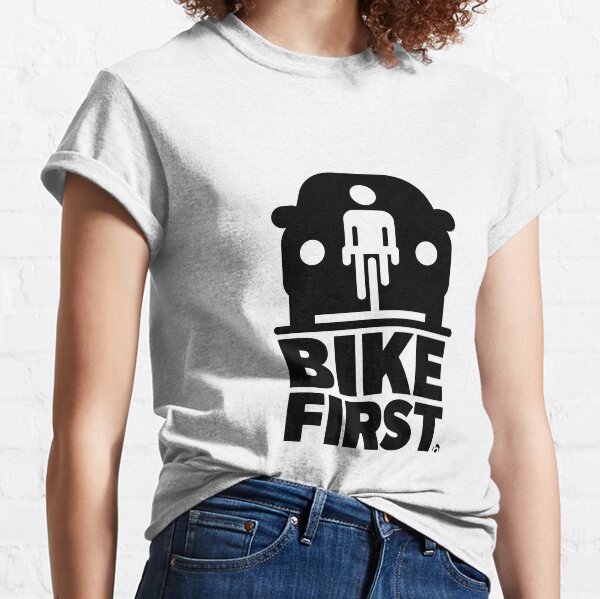 Bike First, Black ink Classic T-Shirt