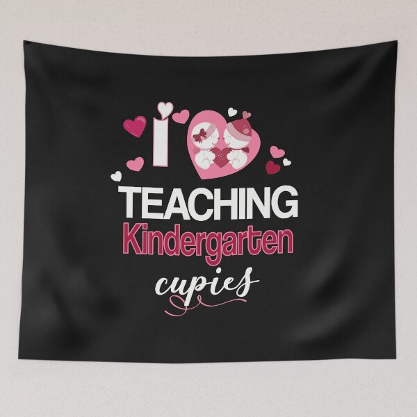 Item preview, Teacher Valentine I Love Teaching Kindergarten Cupies designed and sold by Sapphire Star.