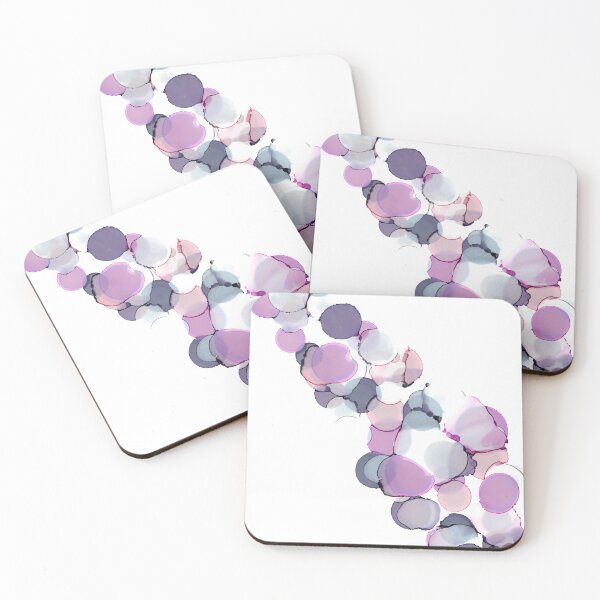 Item preview, Pop Pop - Purple & Pink - Alcohol Ink Abstract Artwork  designed and sold by CollisandCook.