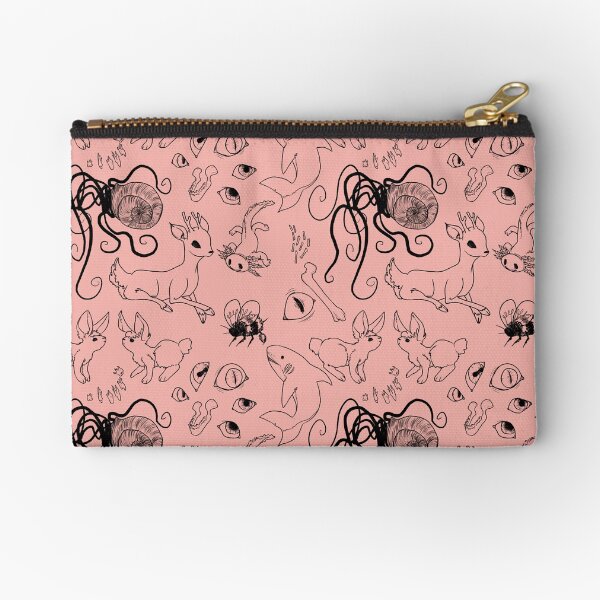 the family 1 - coral Zipper Pouch