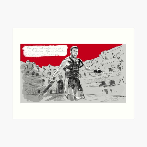 Bosra Roman Coliseum at Syria Poster Sticker & Gift Art Print