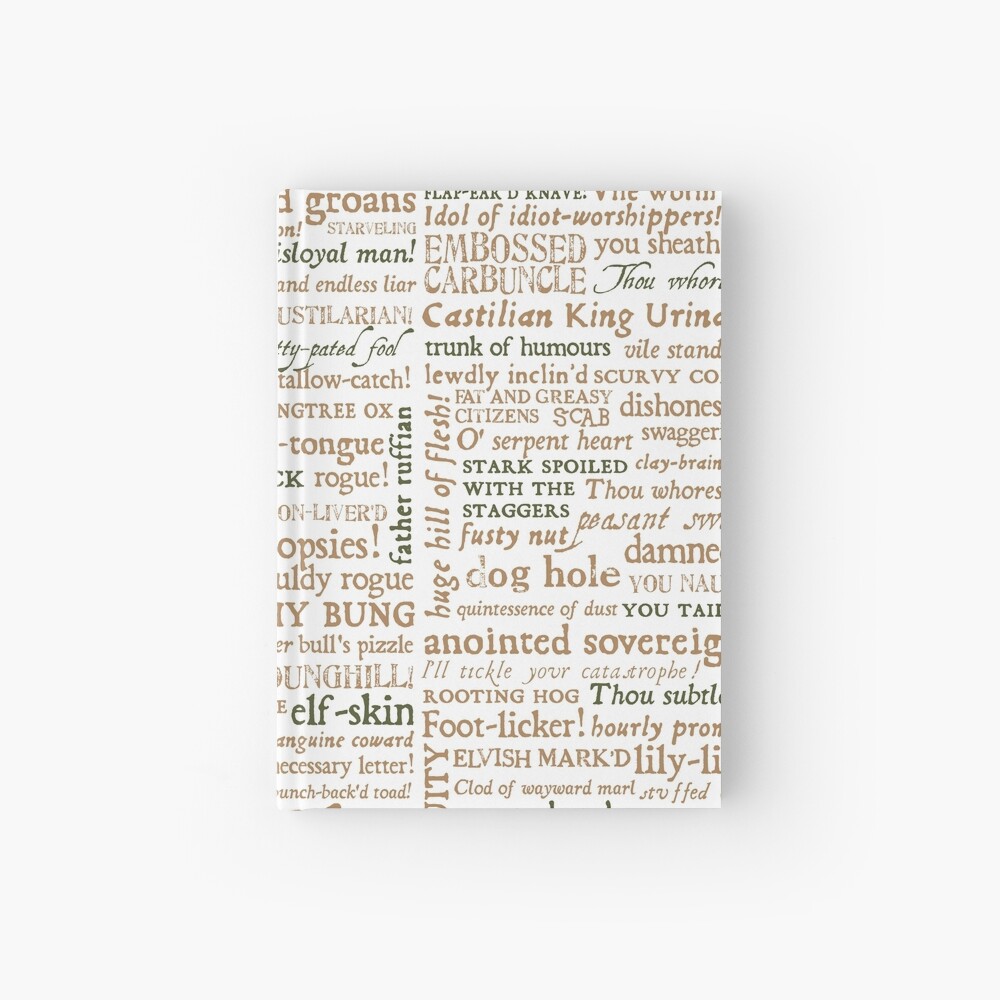 Shakespeare's Insults Collection - Revised Edition (by incognita) Hardcover Journal