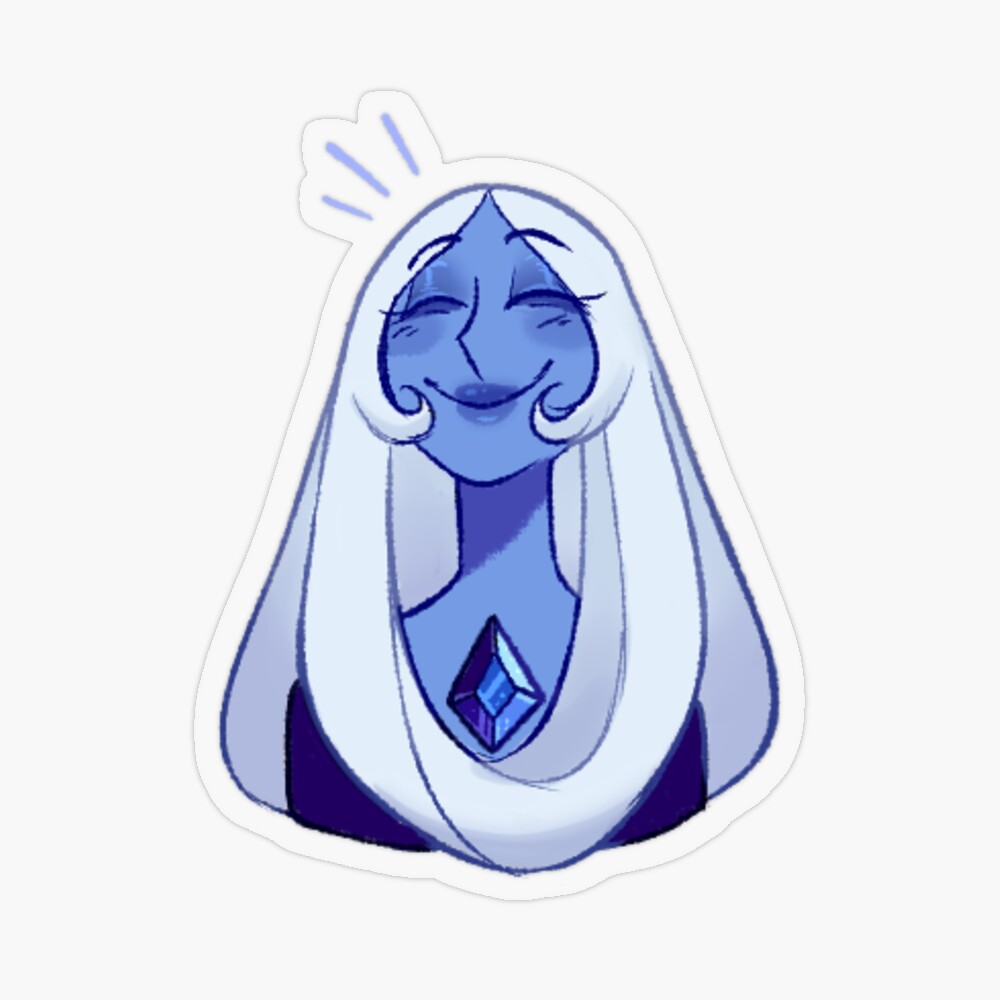 Blue Diamond Comic' Sticker