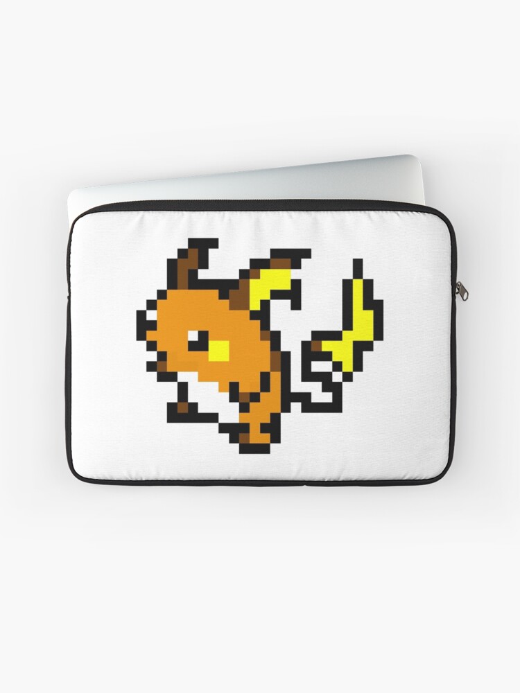 Pokemon 8 Bit Pixel Raichu 026 Laptop Sleeve