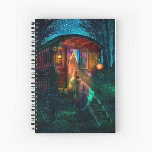 Gypsy Firefly Spiral Notebook