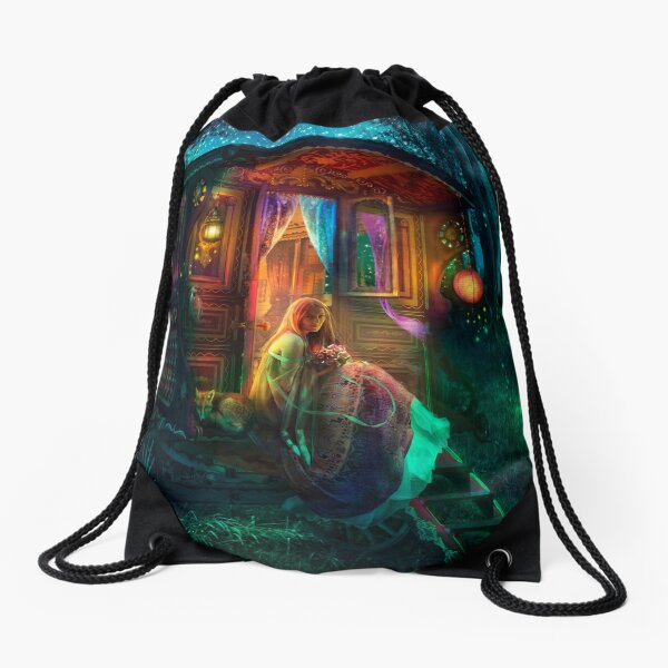 Gypsy Firefly Drawstring Bag