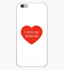 i love my little sis iPhone Case
