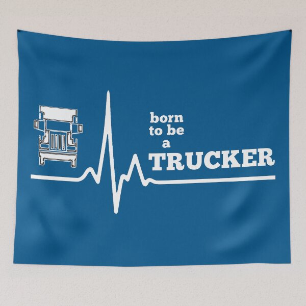 Item preview, BORN TO BE A TRUCKER designed and sold by FUNGFING.