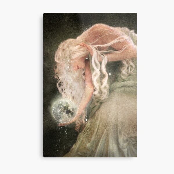 Sister Moon Metal Print