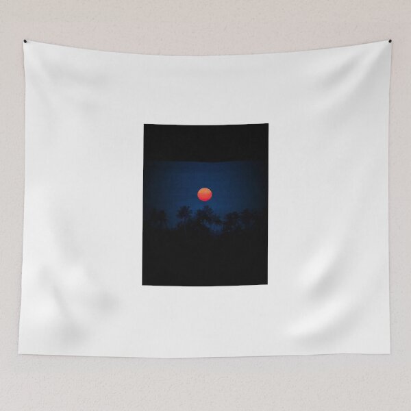 Item preview, Red moon…Kerala skyline - 106 designed and sold by OracleArtist.