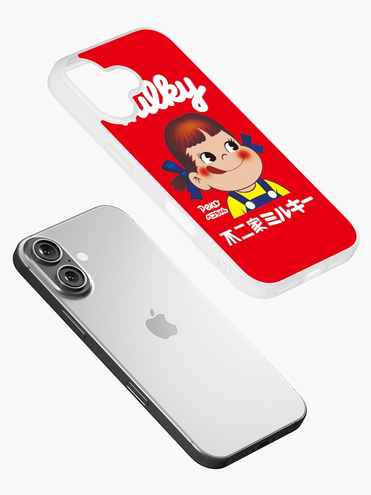 iPhone8plusとPeko Milky スマートフォンケース Milky Peko-chan