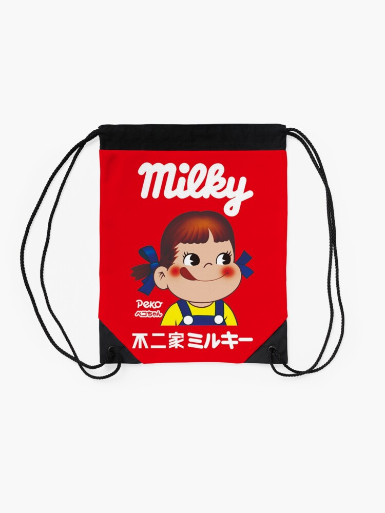 Alternate view of Milky Peko-chan Drawstring Bag