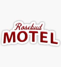 Rosebud Motel Sticker