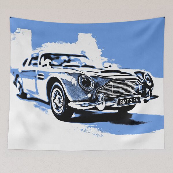 Item preview, Sixties Car Blue designed and sold by chrisbradbury.