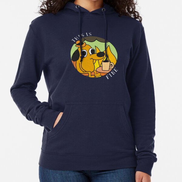 This Is Fine - Gunshow Lightweight Hoodie