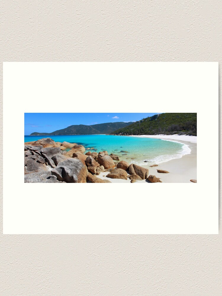 Alternate view of Little Waterloo Bay, Wilsons Promontory, Victoria, Australia Art Print