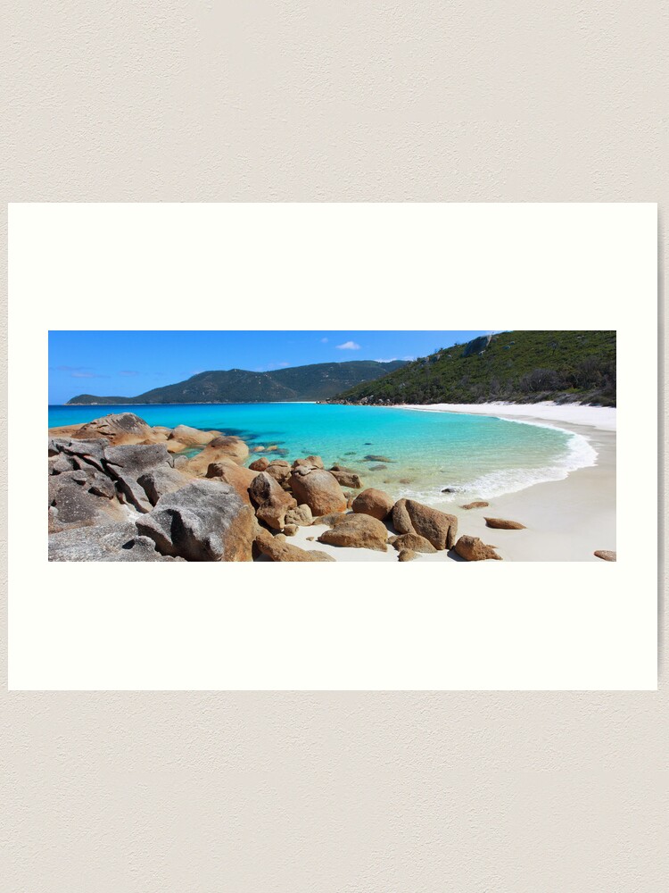 Alternate view of Little Waterloo Bay, Wilsons Promontory, Victoria, Australia Art Print