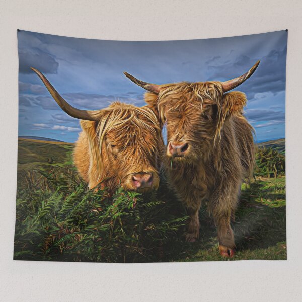 Item preview, Vacas de las tierras altas designed and sold by rawshutterbug.
