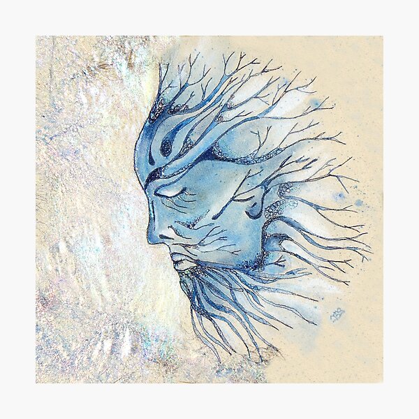 The Green Man in Winter Photographic Print