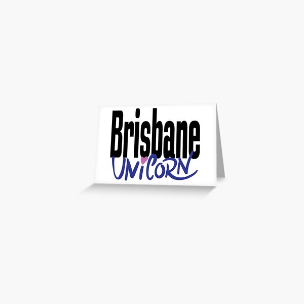 Item preview, Brisbane Unicorn Australia Raised Me designed and sold by ProjectX23.