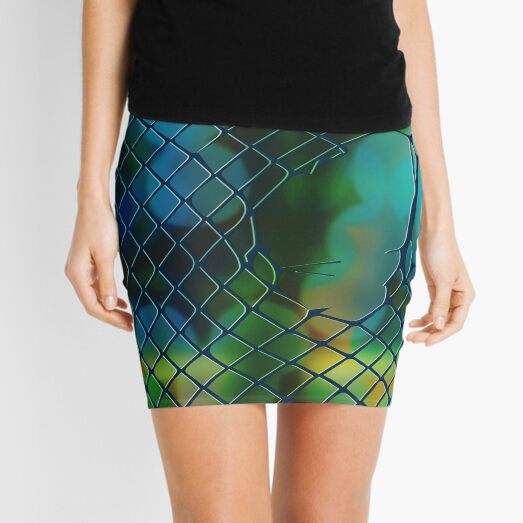 Fishnet Scales Dark Mini Skirt