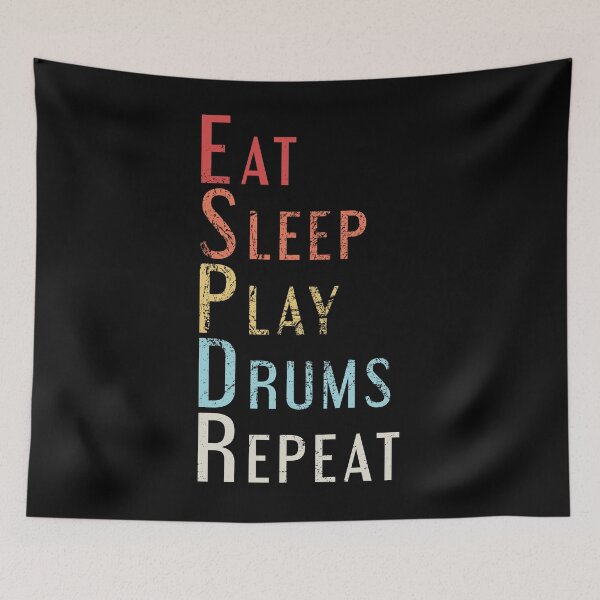 Item preview, Eating sleeping drums designed and sold by 4tomic.