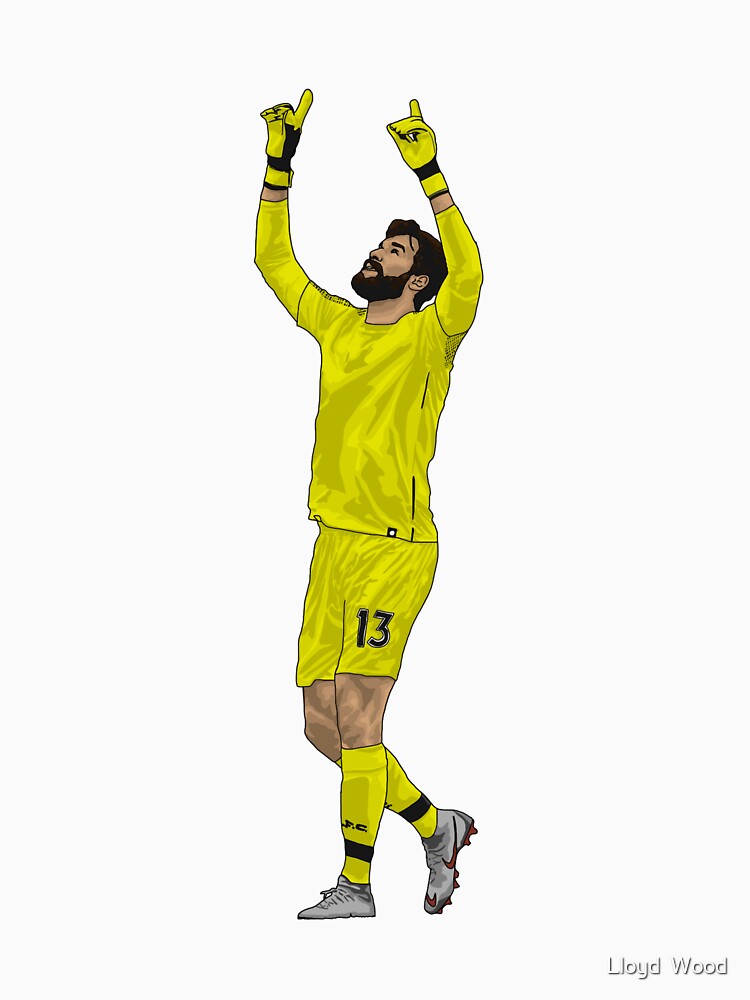 Alisson Becker V-Neck T-Shirt for Sale by Lloyd Wood