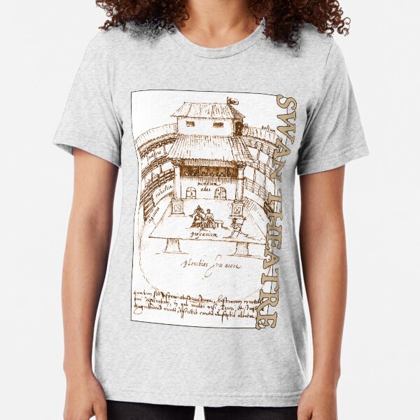 Swan Theatre Sketch Tri-blend T-Shirt