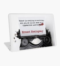 Write and Bleed Laptop Skin