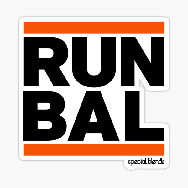 Run Baltimore BAL Sticker