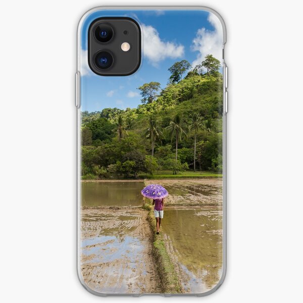 Rice Paddy, Elnido, Palawan, Philippines iPhone Soft Case