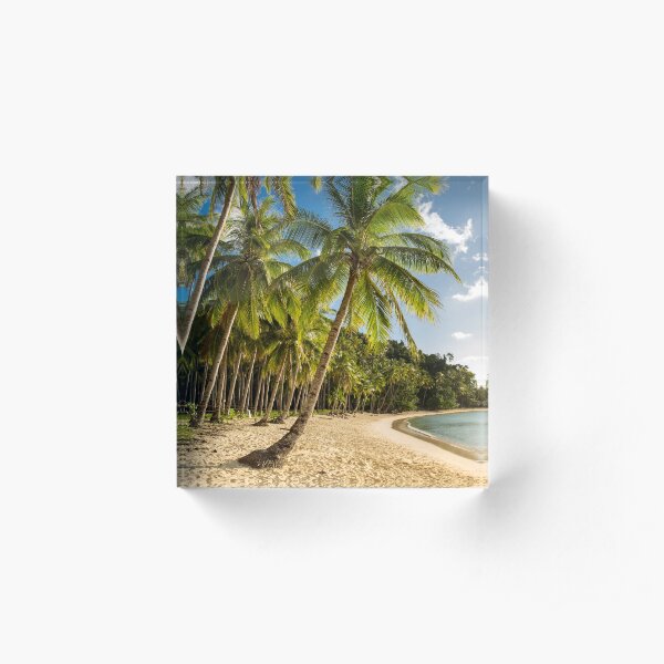 Beach, Elnido, Palawan, Philippines Acrylic Block