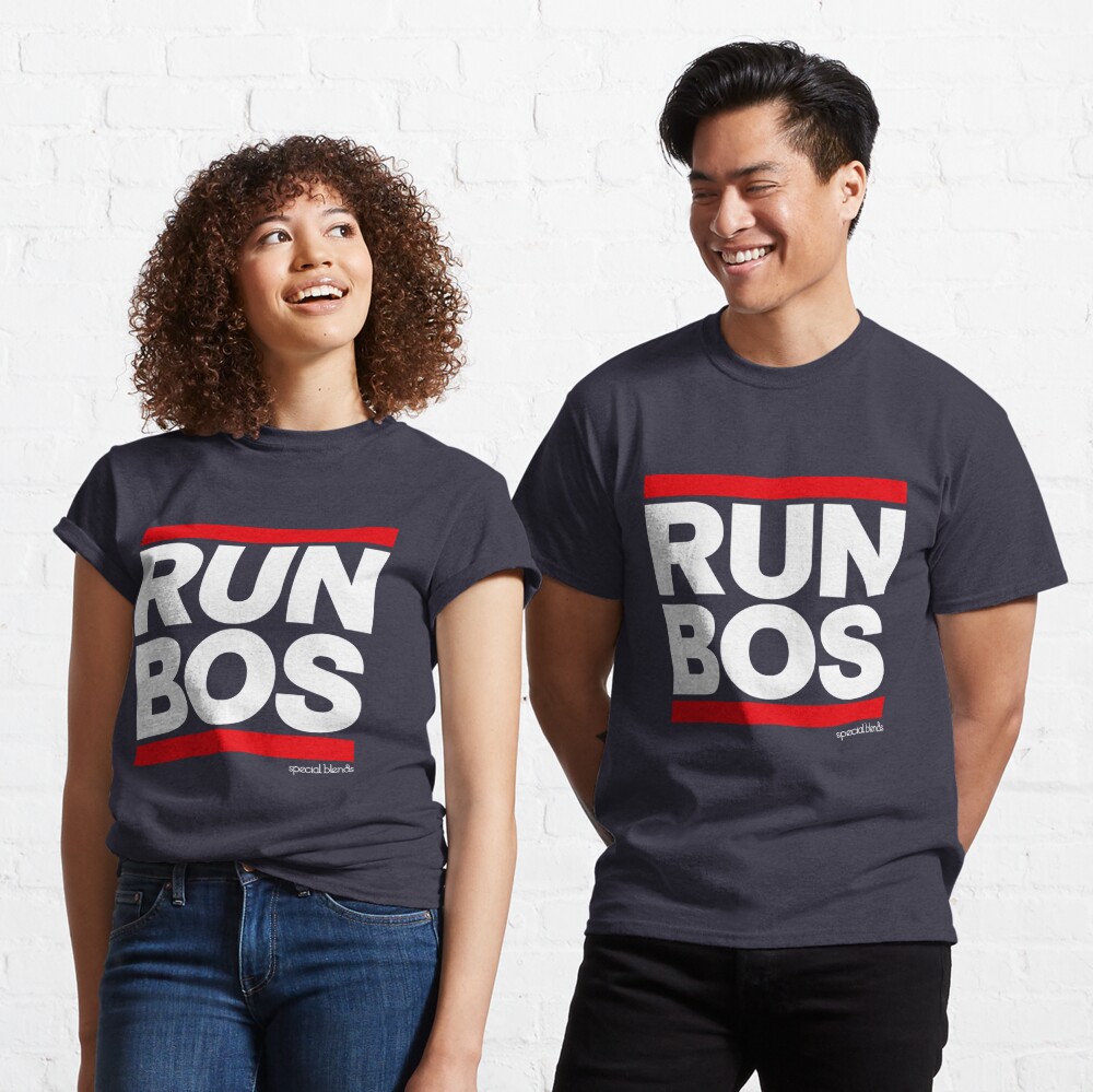 Run Boston BOS Essential T-Shirt for Sale by smashtransit