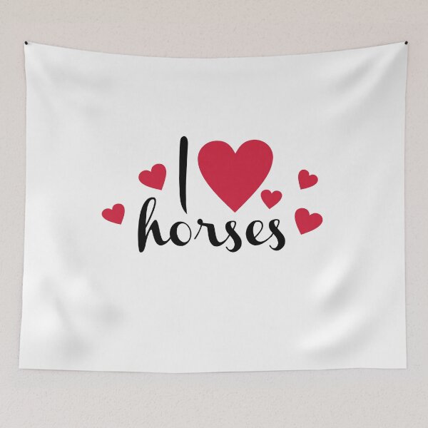 Artikelvorschau, I love horses entworfen und verkauft von Vectorqueen.