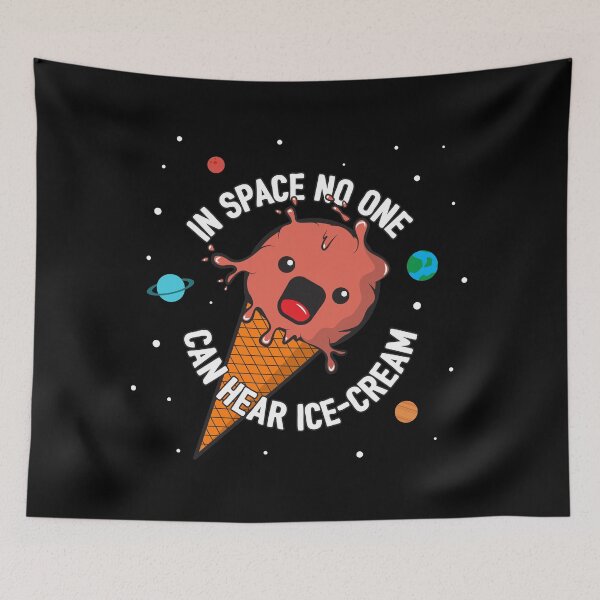 Item preview, In Space No One Can Hear Ice-Cream designed and sold by renduh.