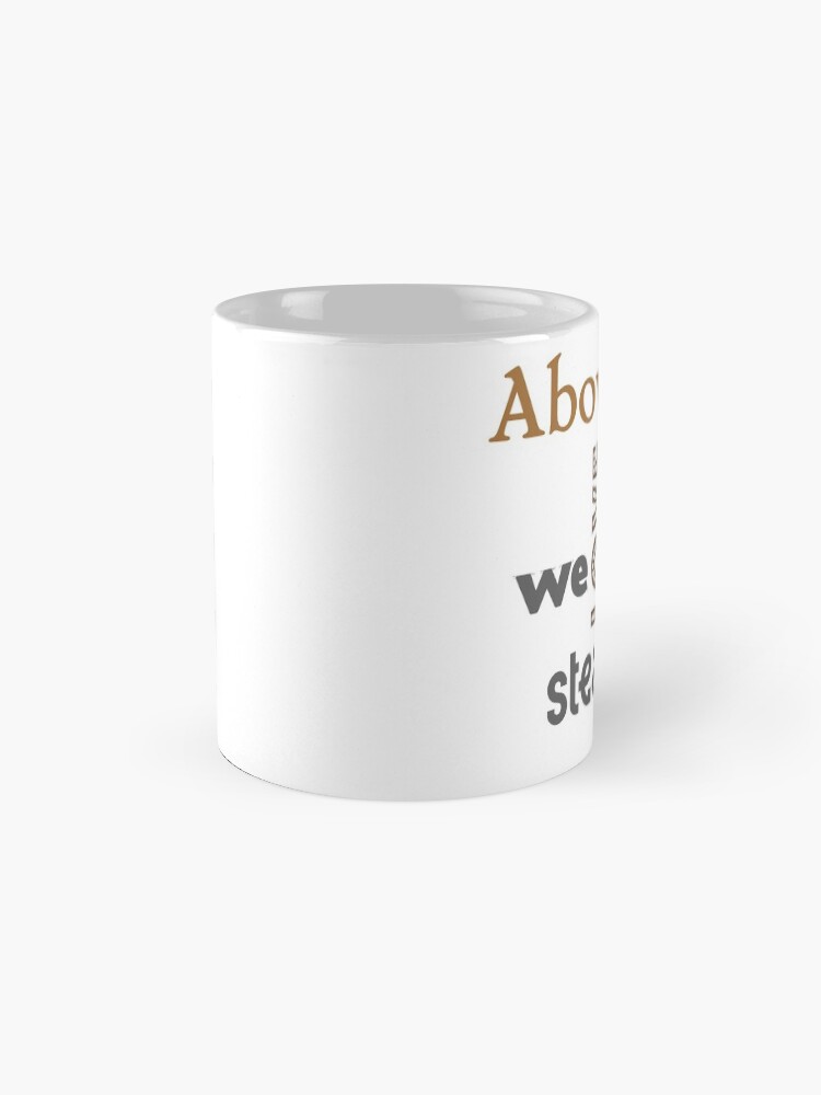 Alternate view of Marlowe Hero & Leander Friend Quote Coffee Mug
